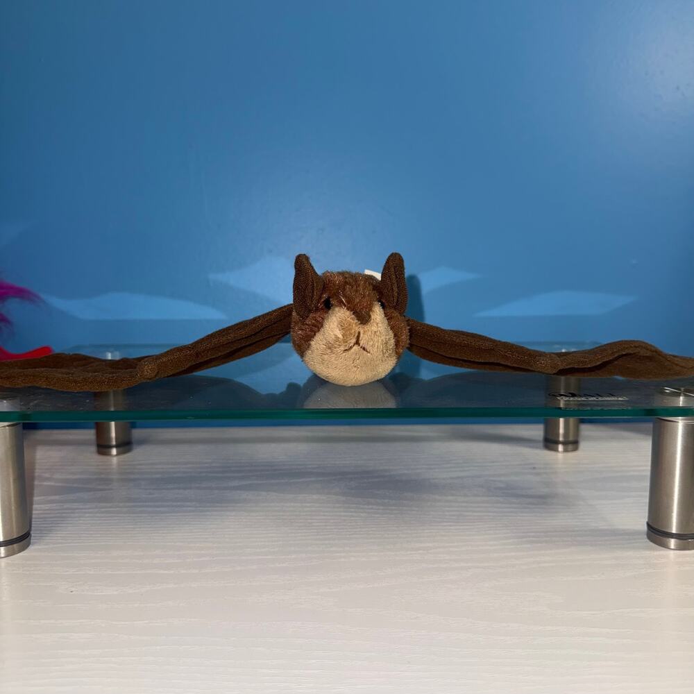 Wildlife Artists Brown Bat Plush Stuffed Animal 6 Inch Body 13 Inch Wingspan